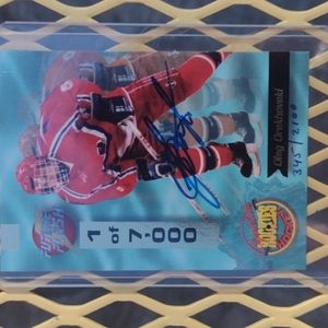Oleg Orekhovski  autographed Hockey card in protective cover. 345 of 2100